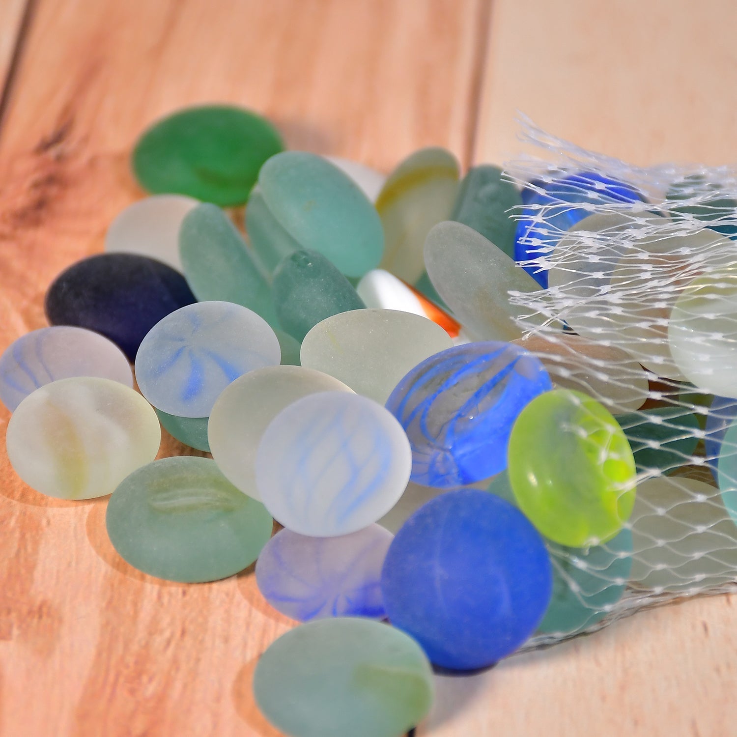 Colorful glass stones for vases Colorful glass stones for vases
